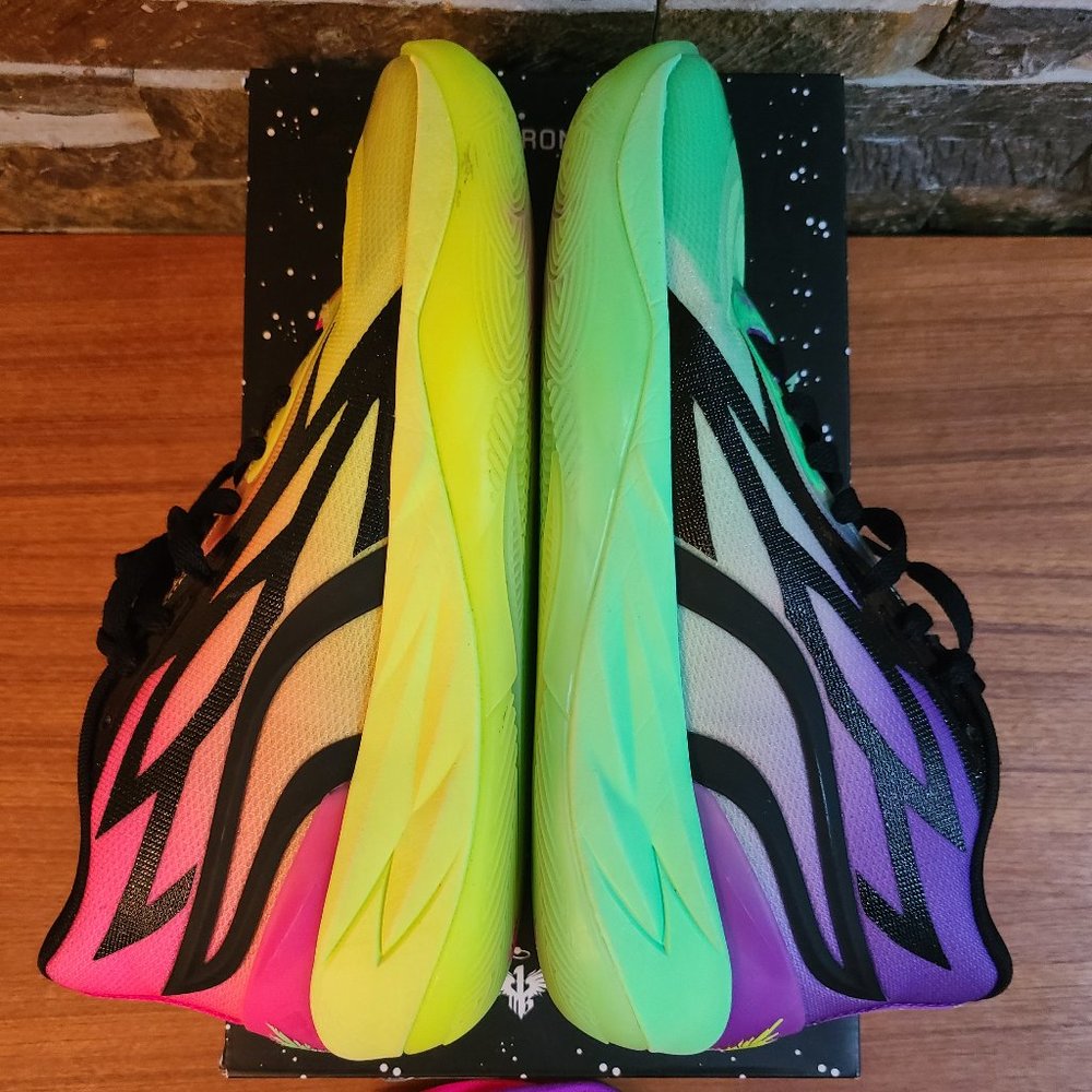 Puma Lamelo Ball Rick & Morty MB.02 377411-02 Multicolor Sneaker Men's Shoes 8.5